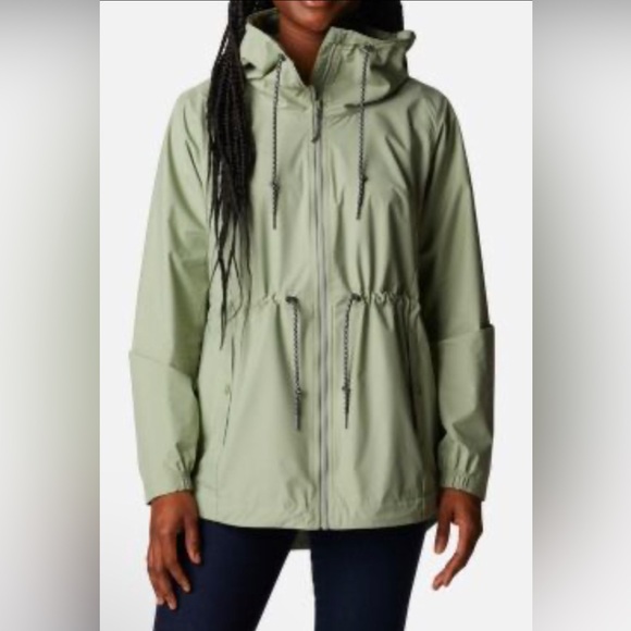 Columbia Women's Lillian Ridge Shell Waterproof Rain Jacket -Safari - Picture 1 of 3
